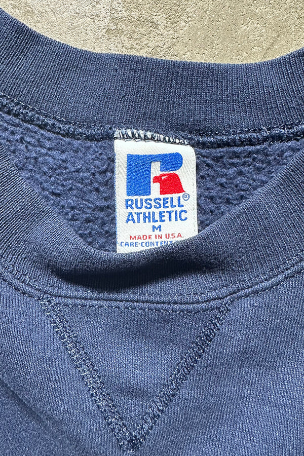 MADE IN USA 90'S CORNELL COLLEGE SWEATSHIRT / NAVY [SIZE: M USED]