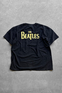 90'S BEATLES BAND T-SHIRT / BLACK [SIZE: L USED]