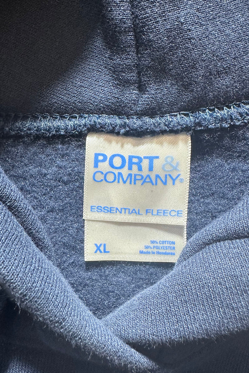 SWEAT HOODIE / NAVY [SIZE: XL USED]