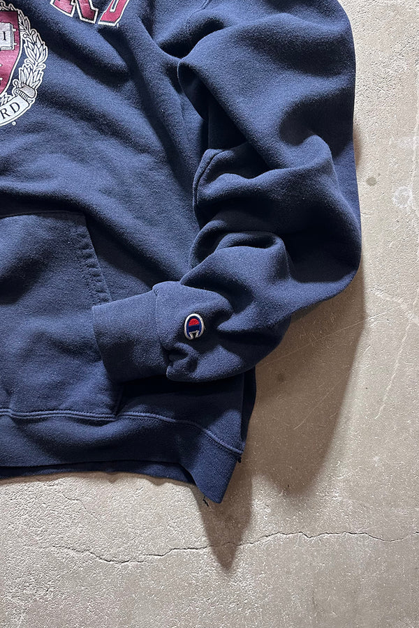 ECO HARVARD COLLEGE SWEAT HOODIE / BLACK [SIZE: M USED]