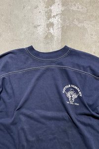 MADE IN USA 80'S CATTLE COMPANY T-SHIRT / NAVY [SIZE:XLUSED]
