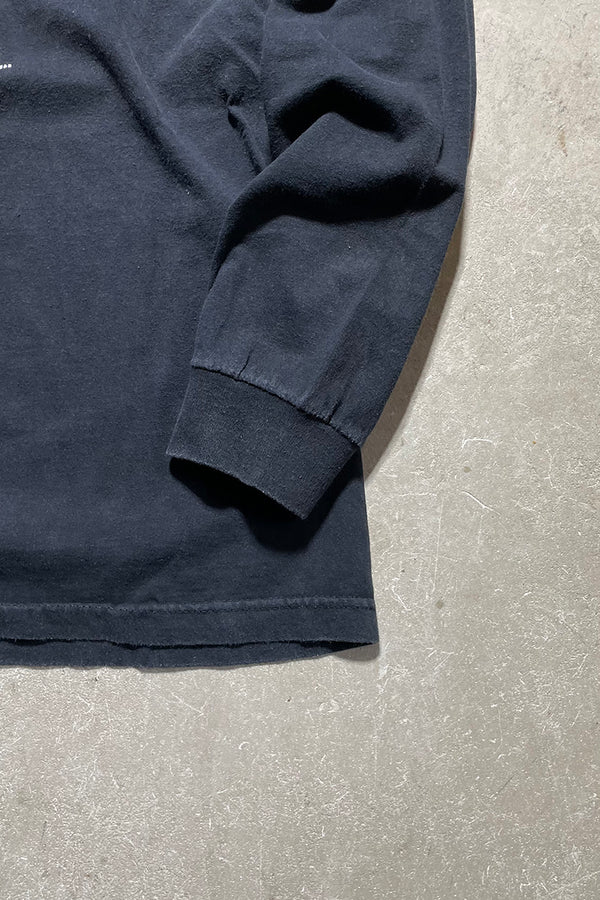 90'S L/S I'M WITH STUPID MESSAGE T-SHIRT / BLACK [SIZE: M USED]