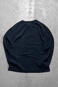 90'S L/S I'M WITH STUPID MESSAGE T-SHIRT / BLACK [SIZE: M USED]