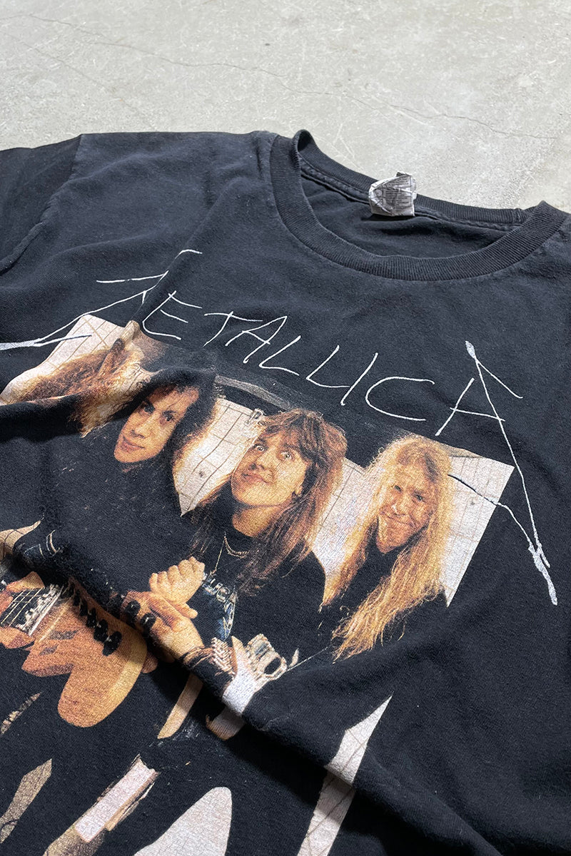 MADE IN MEXICO 00'S METALLICA BAND T-SHIRT / BLACK [SIZE: L USED]
