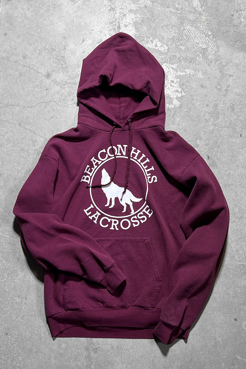 BEACON HILLS SWEAT HOODIE / BURGUNDY [SIZE: M USED]