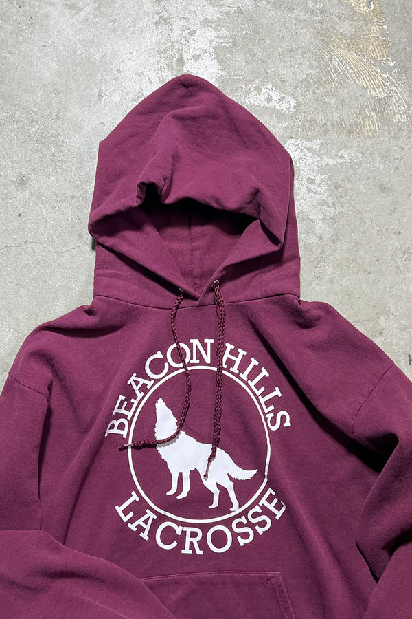 BEACON HILLS SWEAT HOODIE / BURGUNDY [SIZE: M USED]