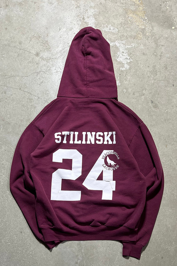 BEACON HILLS SWEAT HOODIE / BURGUNDY [SIZE: M USED]