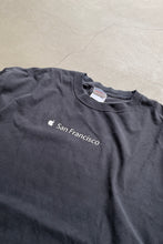 画像をギャラリービューアに読み込む, Y2K EARLY 00&#39;S APPLE ADVERTISING T-SHIRT / BLACK [SIZE: XL USED]
