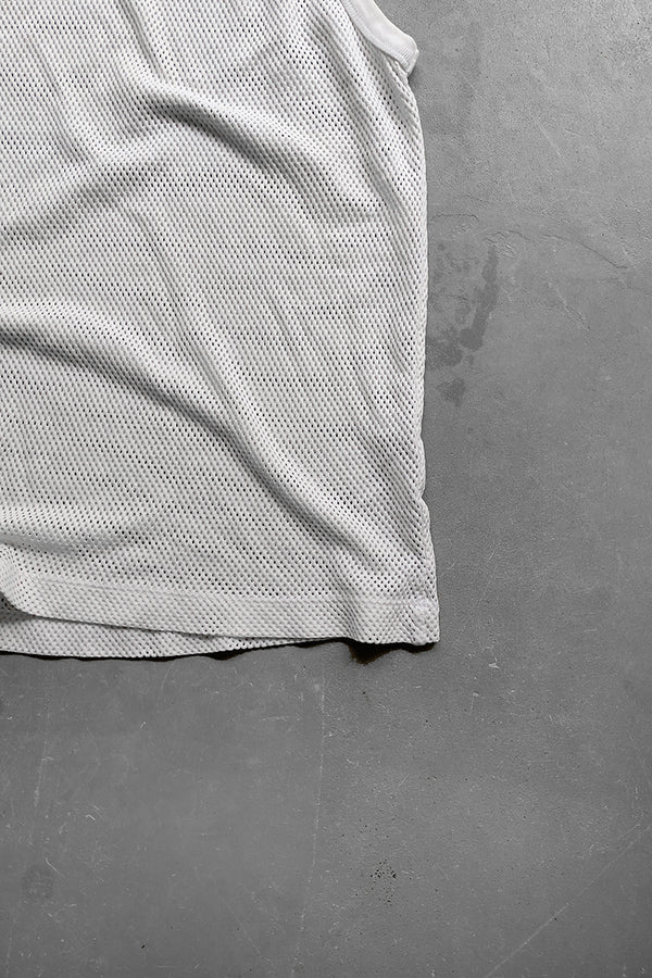MESH TANK TOP / WHITE [SIZE: S USED]