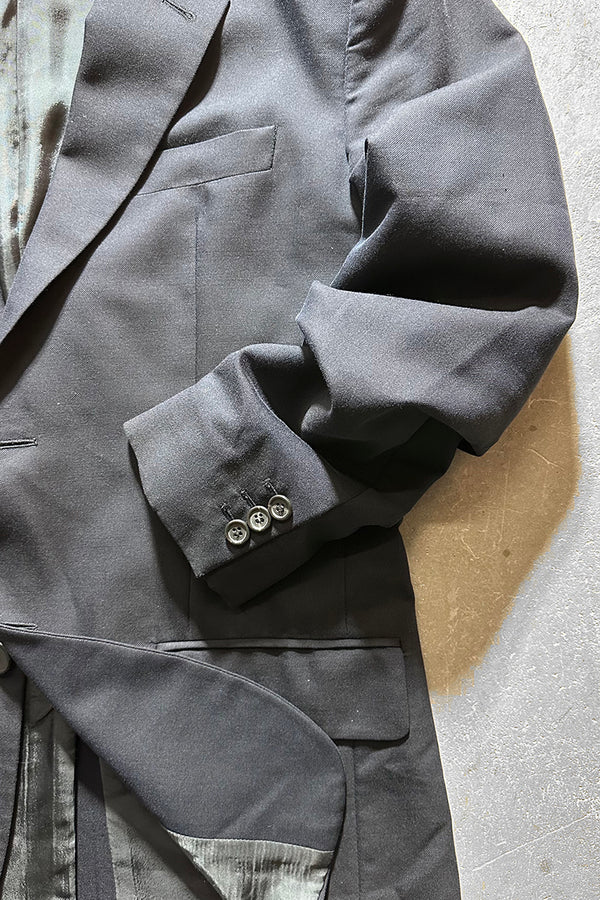 TAILORED JACKET / NAVY [SIZE: M USED]
