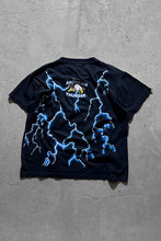 画像をギャラリービューアに読み込む, 90&#39;S AMERICAN THUNDER WOLF PRINT ANIMAL T-SHIRT / BLACK [SIZE: L USED]
