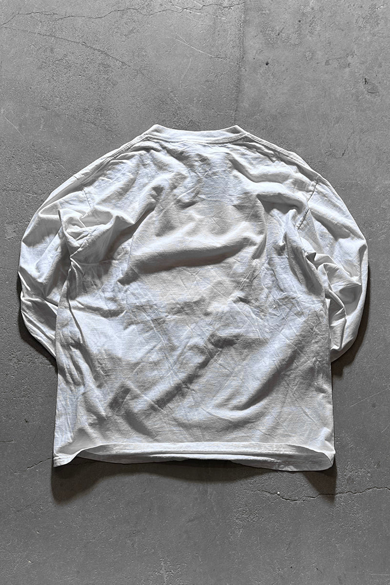 97'S SUPERMAN L/S T-SHIRT / WHITE [SIZE: L USED]