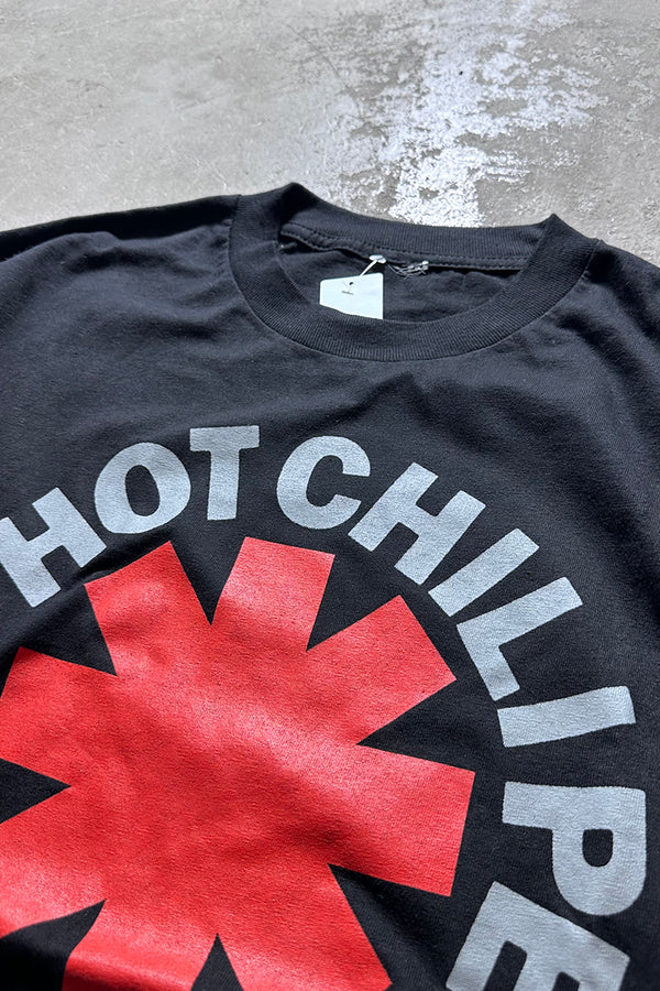 13'S RED HOT CHILI PEPPERS BAND T-SHIRT / BLACK [SIZE: L USED]