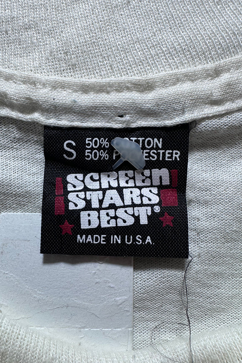 MADE IN USA 90'S JASPER BASKETBALL & MCDONALD'S T-SHIRT / WHITE [SIZE: S USED]
