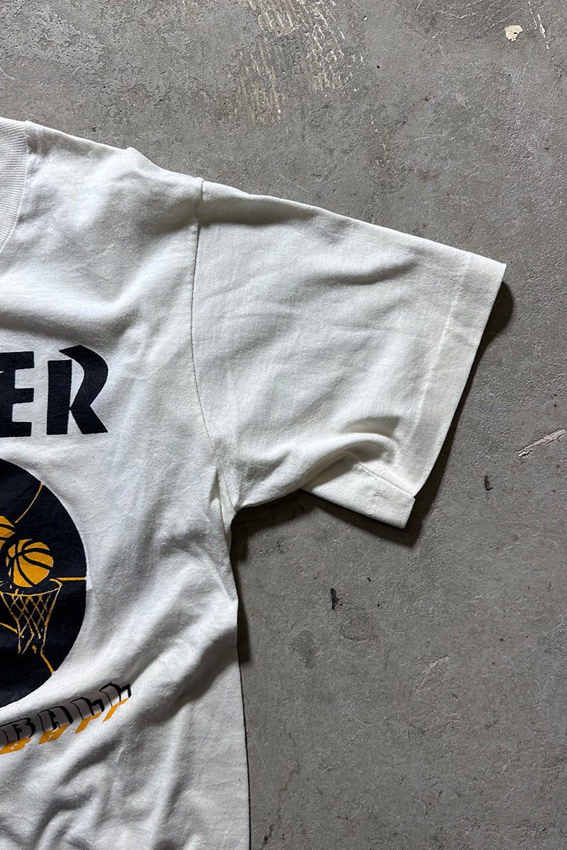 MADE IN USA 90'S JASPER BASKETBALL & MCDONALD'S T-SHIRT / WHITE [SIZE: S USED]