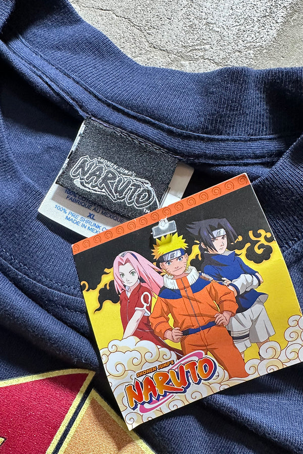 02'S NARUTO ANIME T-SHIRT / NAVY [SIZE: XL NOS/DEADSTOCK]