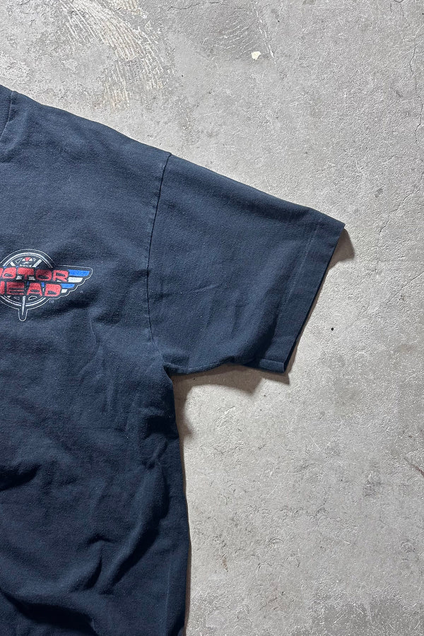 97'S MOTOR HEAD ADVERTISING T-SHIRT / BLACK [SIZE: XL USED]