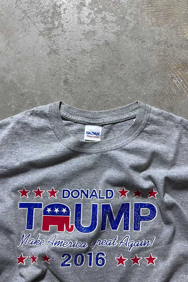 TRUMP T-SHIRT / GRAY [SIZE: XL USED]