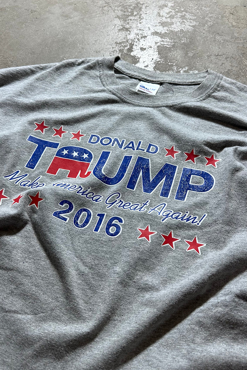 TRUMP T-SHIRT / GRAY [SIZE: XL USED]