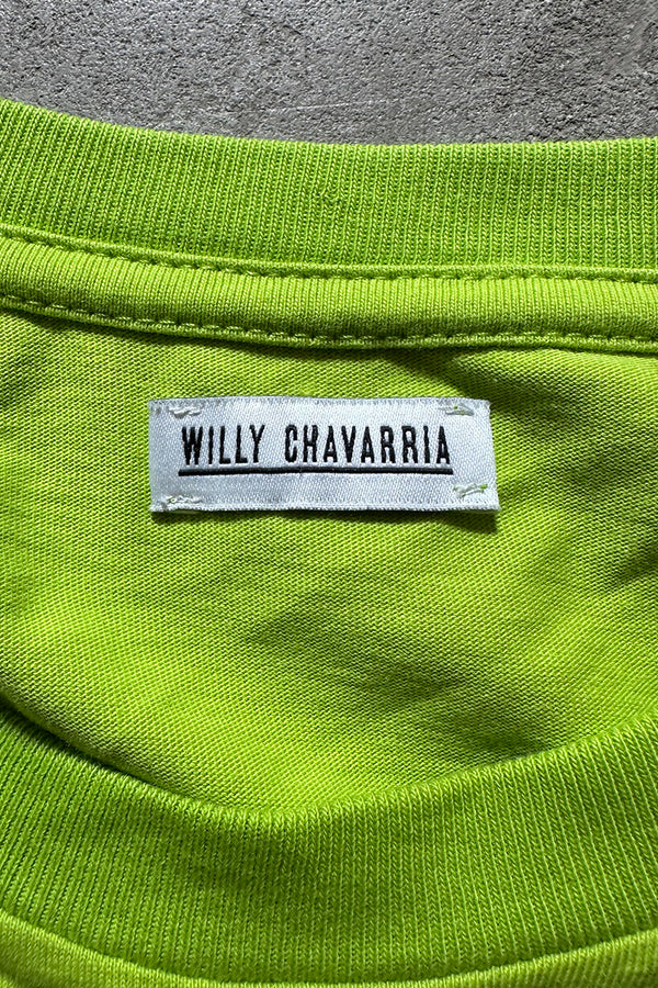 SILENCE STILL T-SHIRT / GREEN [SIZE: M USED]