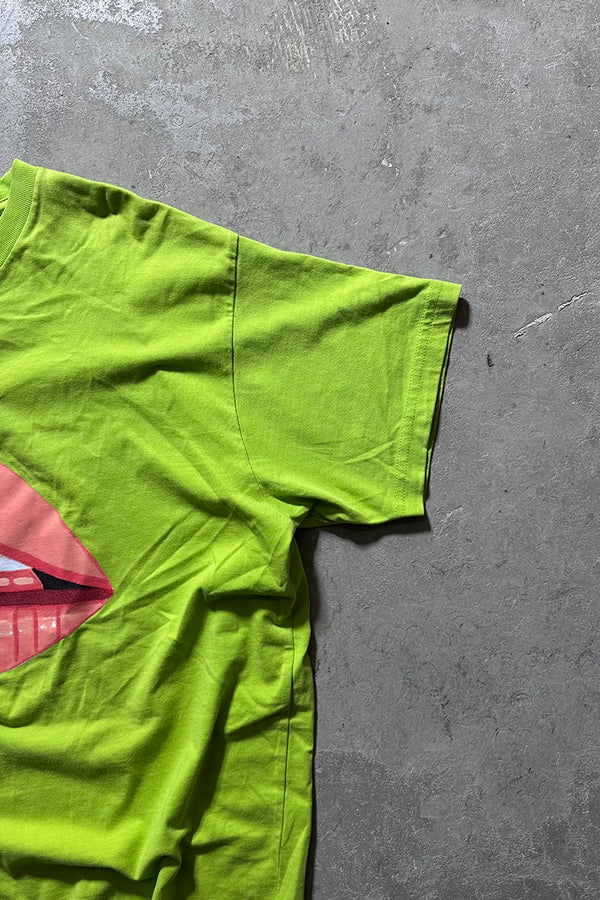 SILENCE STILL T-SHIRT / GREEN [SIZE: M USED]