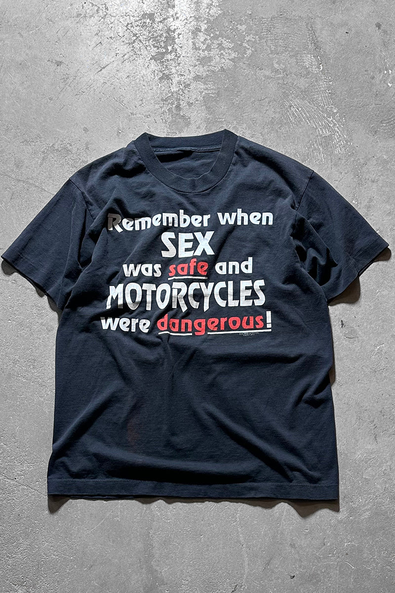 90'S MESSAGE EROTIC T-SHIRT / BLACK [SIZE: M USED]