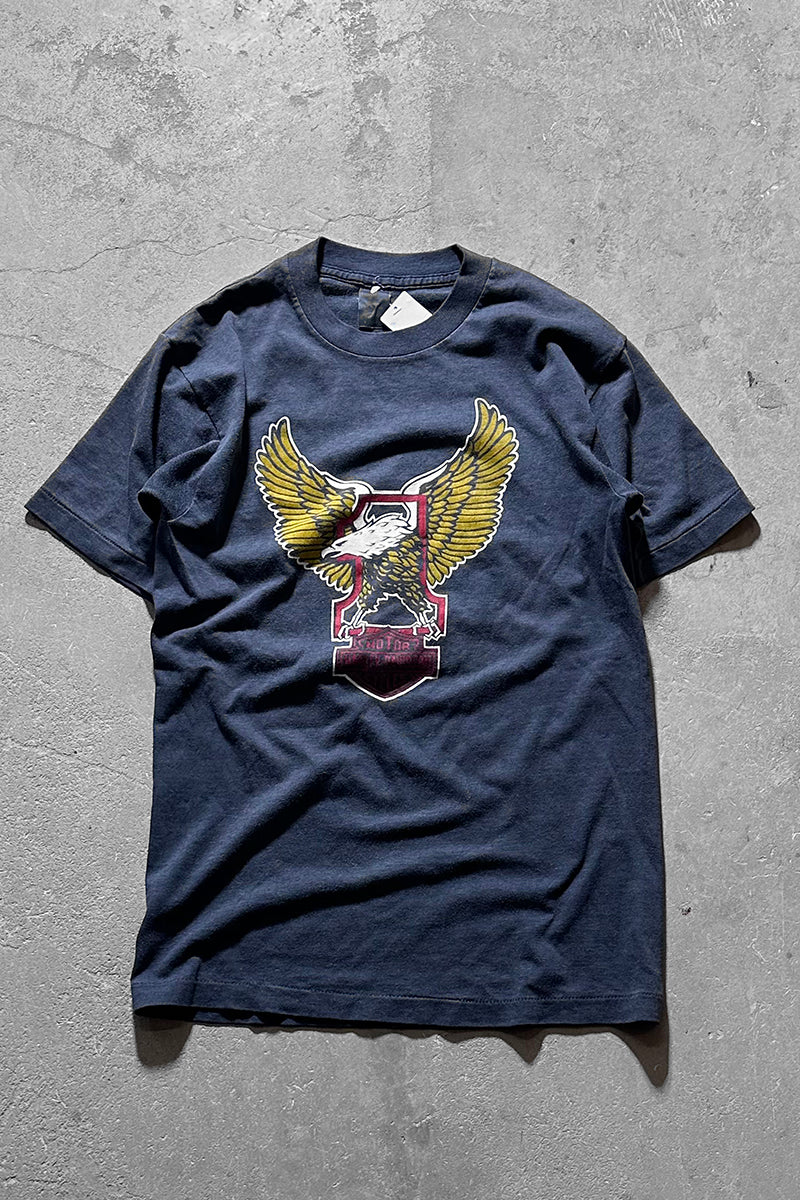 80-90s HARLEY DAVIDSON LOGO T-SHIRT / CHARCOAL [SIZE: M USED]