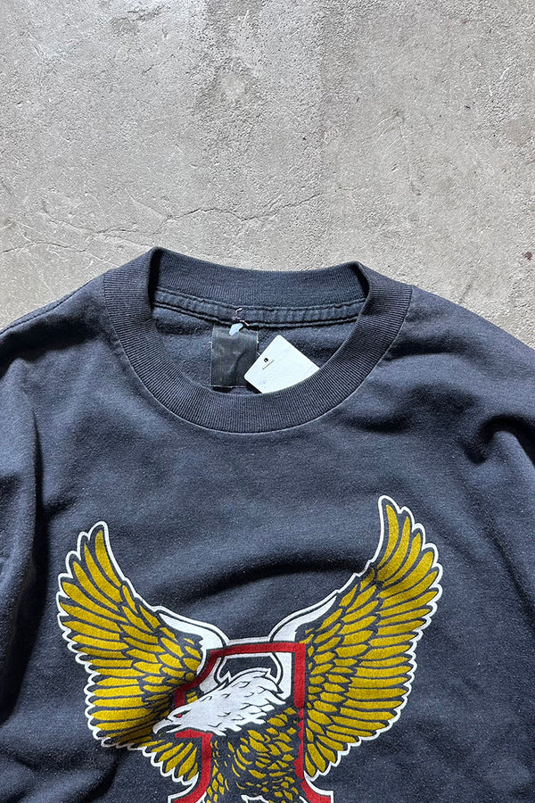 80-90s HARLEY DAVIDSON LOGO T-SHIRT / CHARCOAL [SIZE: M USED]
