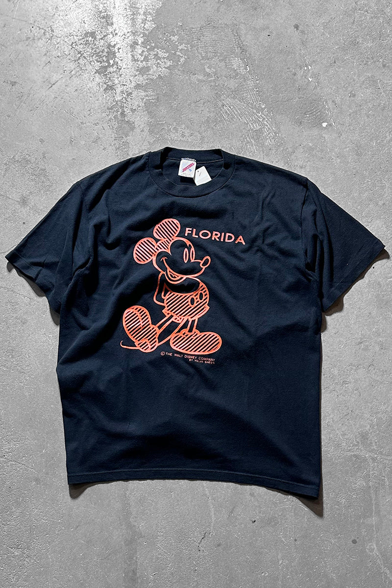 MADE IN USA 90'S MICKEY T-SHIRT / BLACK [SIZE: XL USED]