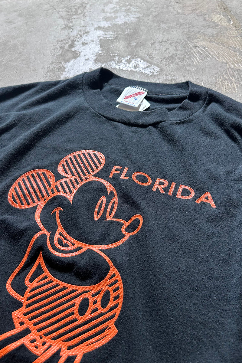 MADE IN USA 90'S MICKEY T-SHIRT / BLACK [SIZE: XL USED]
