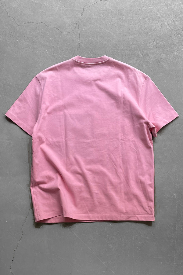PAID EMBROIDERY T-SHIRT / PINK [SIZE: 48 USED]