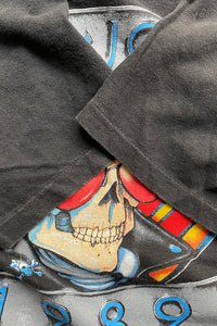 MADE IN USA 89'S BON JOVI BAND T-SHIRT / BLACK [SIZE: L USED]