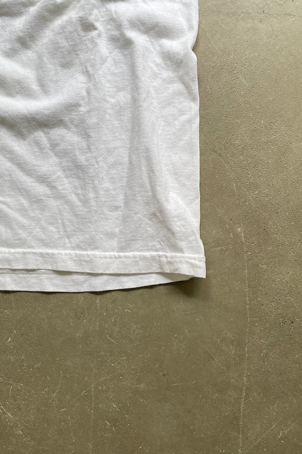 MADE IN MEXICO Y2K 02'S NINTENDO RINGER NECK T-SHIRT / WHITE [SIZE: L USED]