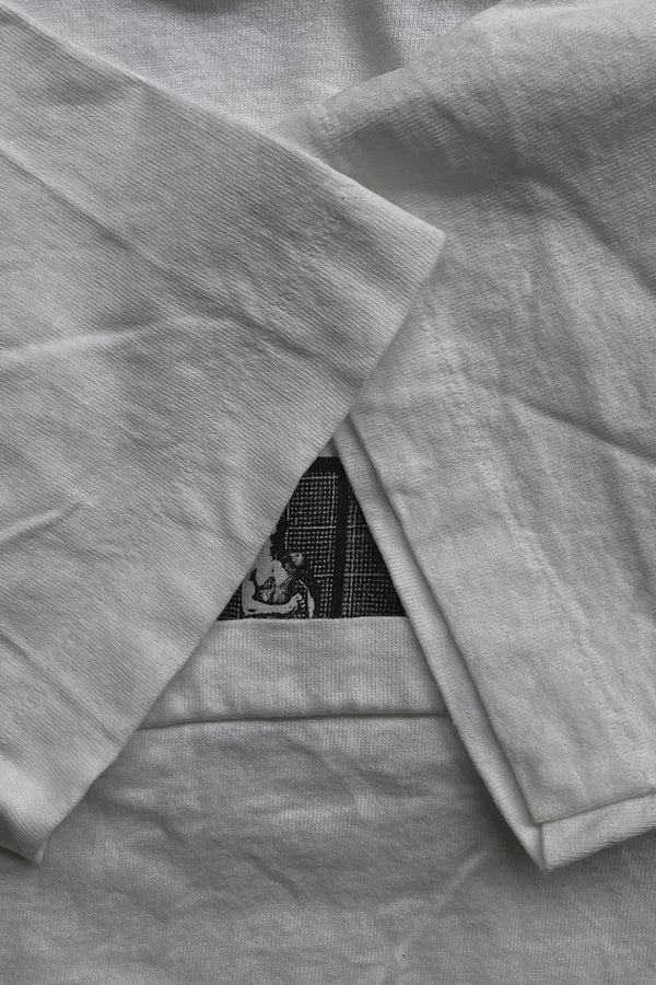 MADE IN USA 90'S EADWEARD MUYBRIDGE PHOTOGRAPH T-SHIRT / WHITE[SIZE: M USED]