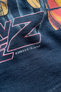 08'S DRAGON BALL Z GOKU ANIME T-SHIRT / BLACK [SIZE: L USED]