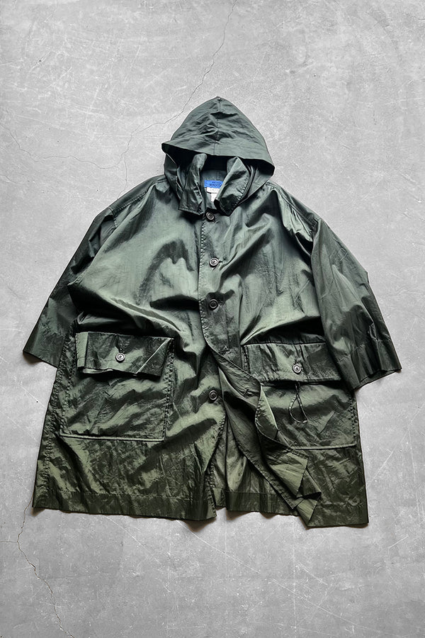 MADE IN JAPAN 90년대 나일론 윈드 코트 / 그린 [사이즈: S USED]