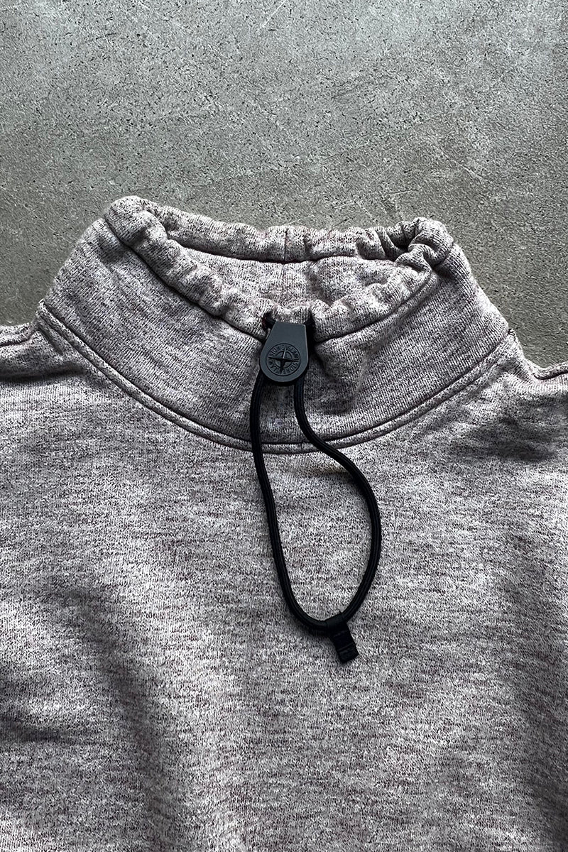 HIGH NECK PULLOVER SWEATSHIRT / GRAY [SIZE: L USED]