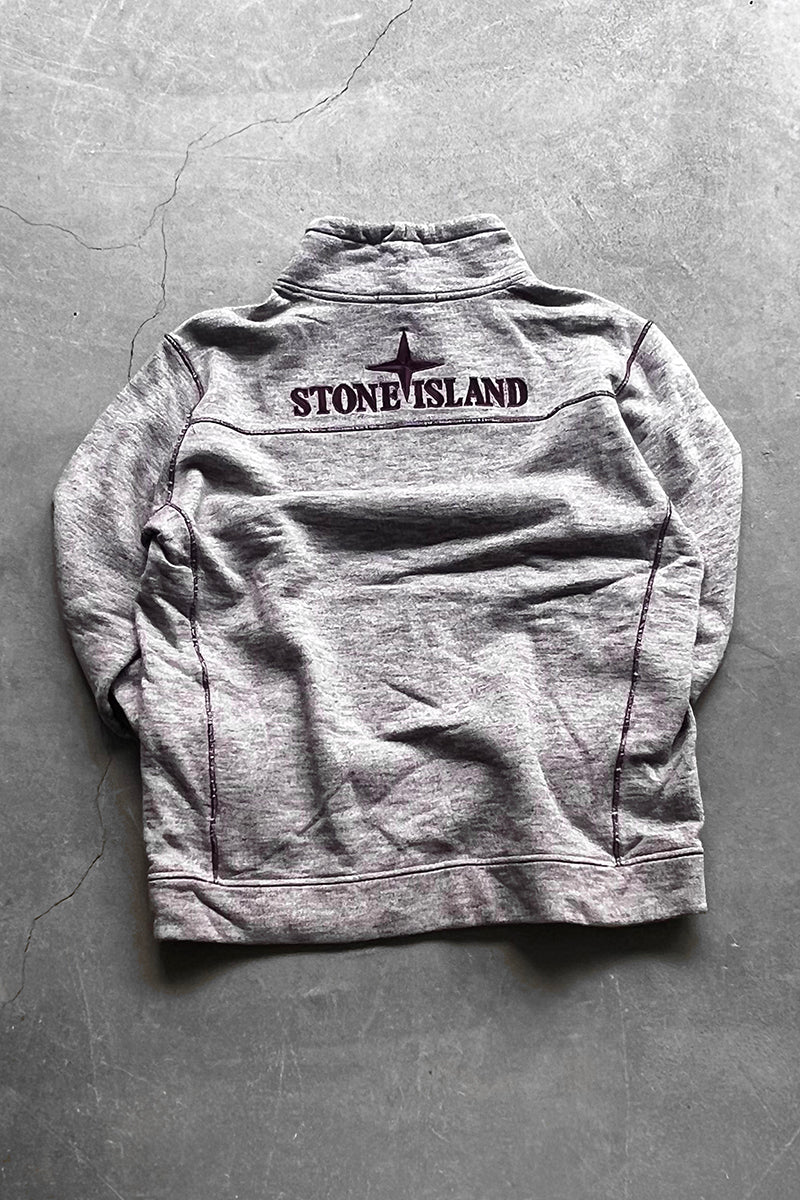 HIGH NECK PULLOVER SWEATSHIRT / GRAY [SIZE: L USED]