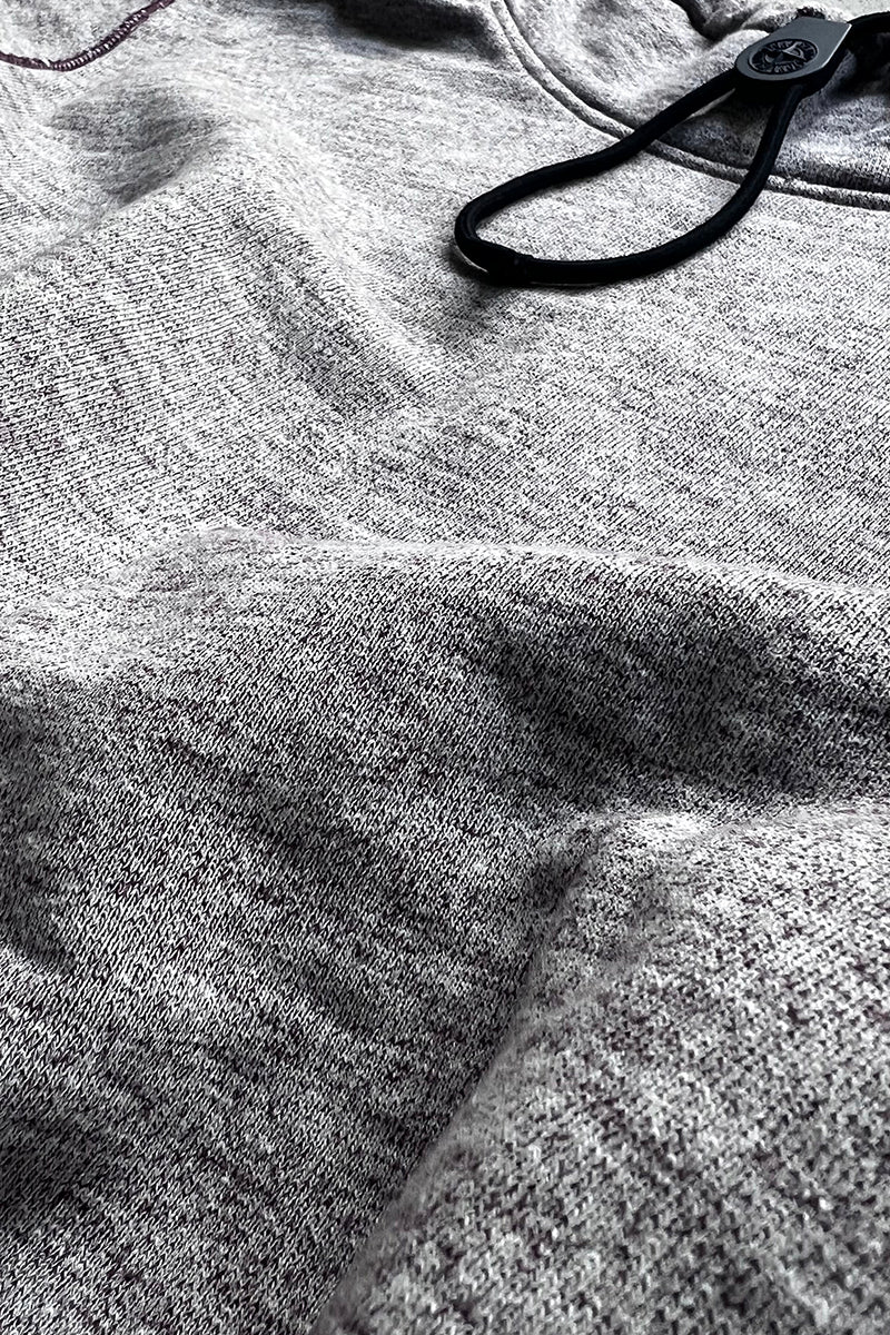 HIGH NECK PULLOVER SWEATSHIRT / GRAY [SIZE: L USED]