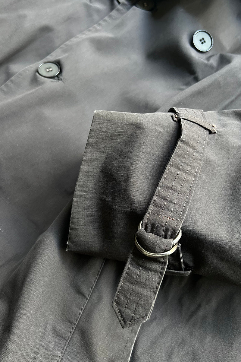 70-80s TRENCH COAT W/LINER / GRAY [SIZE: 40 USED]
