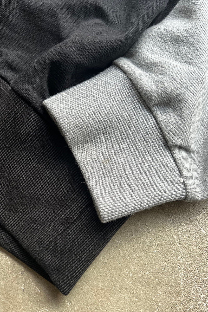 MADE IN TURKEY SWITCHING SWEATSHIRT / BLACK [SIZE: M USED]