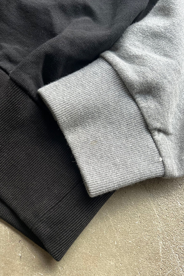 MADE IN TURKEY SWITCHING SWEATSHIRT / BLACK [SIZE: M USED]