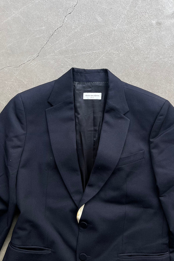 SINGLE TAILORED JACKET / NAVY [SIZE: 48 USED]