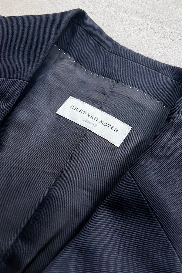 SINGLE TAILORED JACKET / NAVY [SIZE: 48 USED]