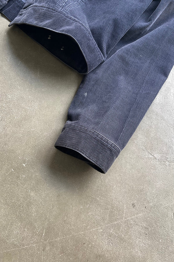 90'S CORDUROY TRACKER JACKET / NAVY[SIZE: S USED]