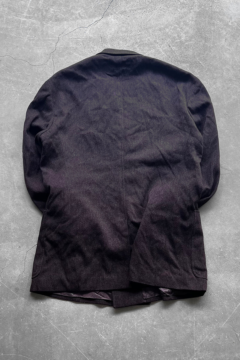 MADE IN ITALY 90'S DOUBLE TAILORED JACKET / BROWN [SIZE: 44 USED]