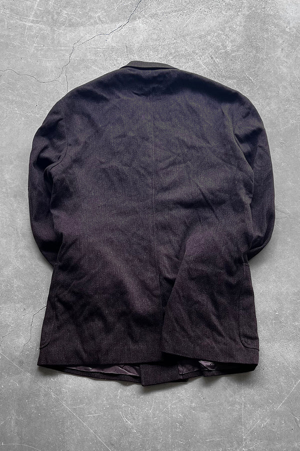 MADE IN ITALY 90'S DOUBLE TAILORED JACKET / BROWN [SIZE: 44 USED]