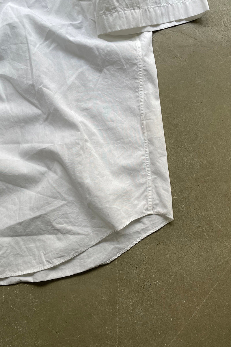 MADE IN MOROCCO S/S ALKNY POP SHIRT / WHITE [SIZE: 48 USED]