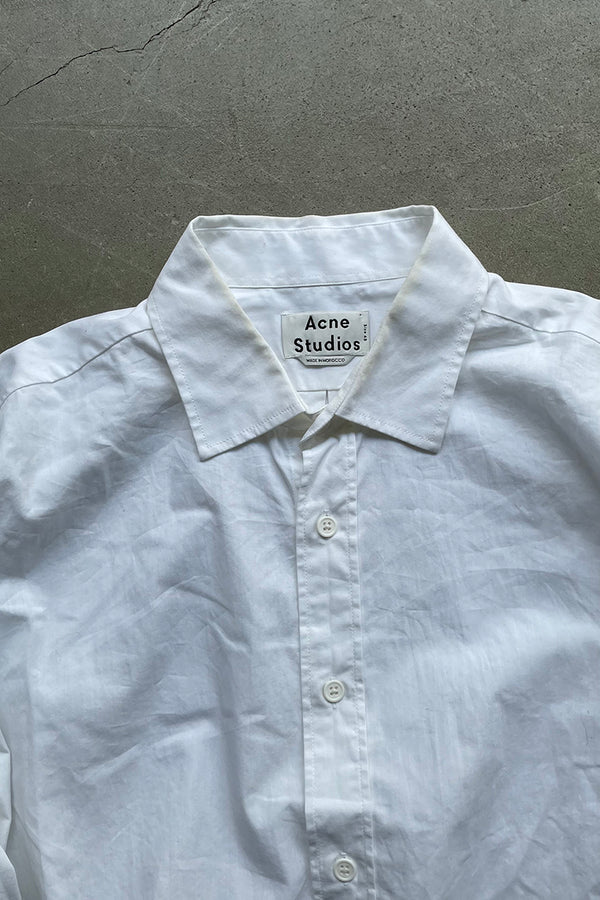 MADE IN MOROCCO S/S ALKNY POP SHIRT / WHITE [SIZE: 48 USED]