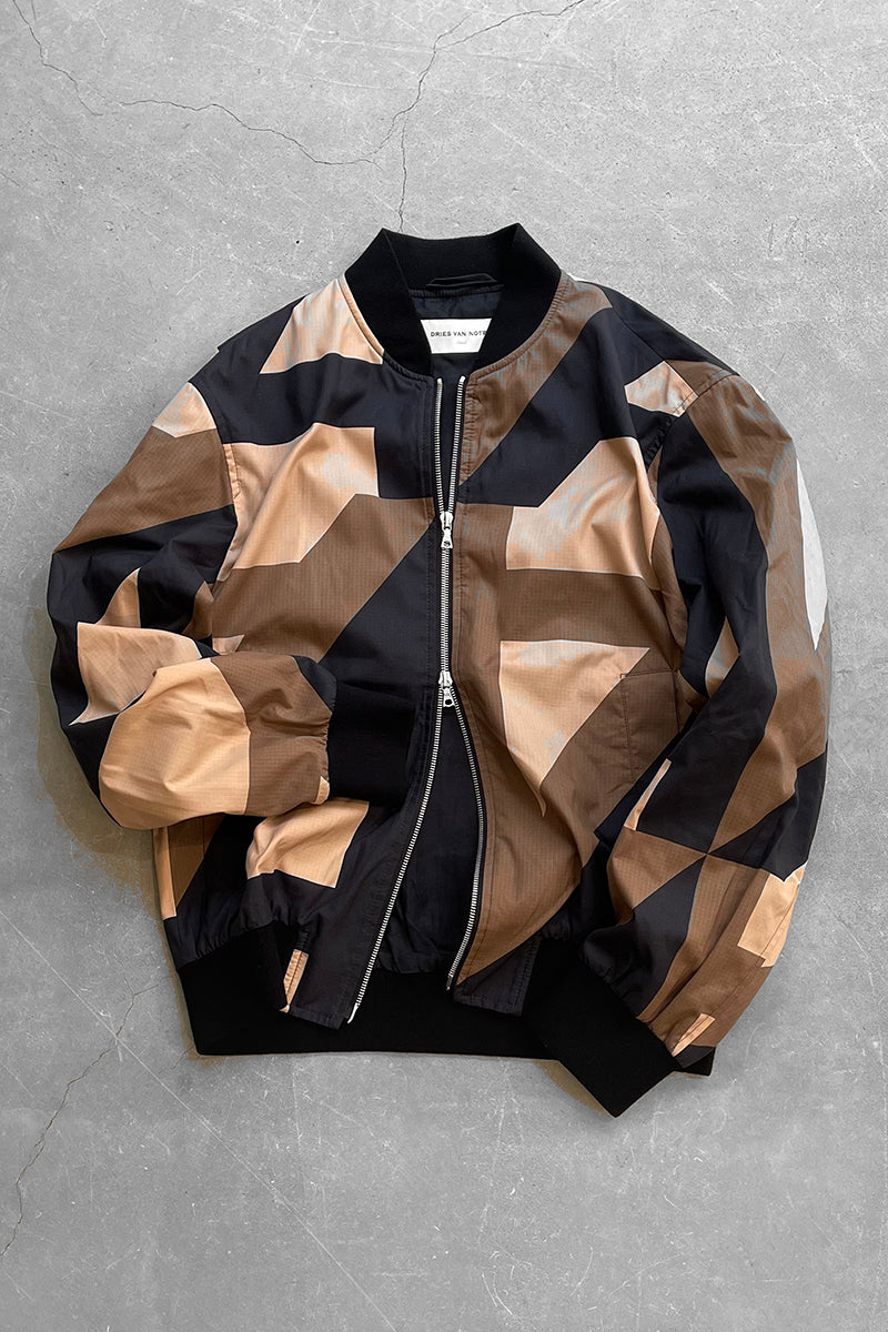 VOLKER BOMBER JACKET / PATTERN [SIZE: S USED]